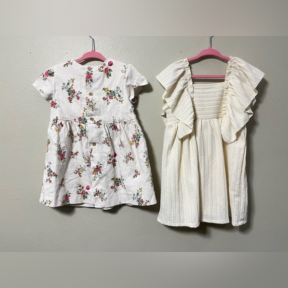 ZARA Kids Dress Toddler Girl  bundle of two Sz 3-4 yesrs - Picture 2 of 6
